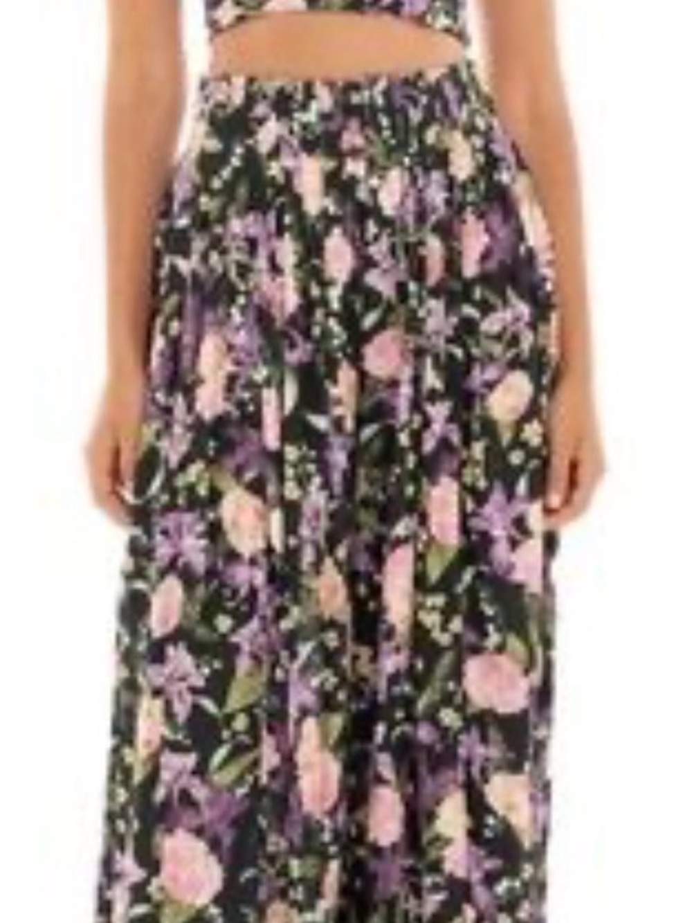 Avis Bendita floral set - cropped tank with flowy wide leg pants - NWT (S/M) - Picture 2 of 9